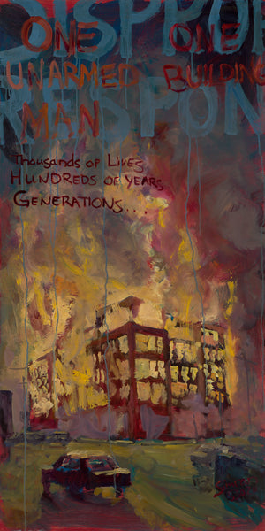 Disproportionate Response? Poster print