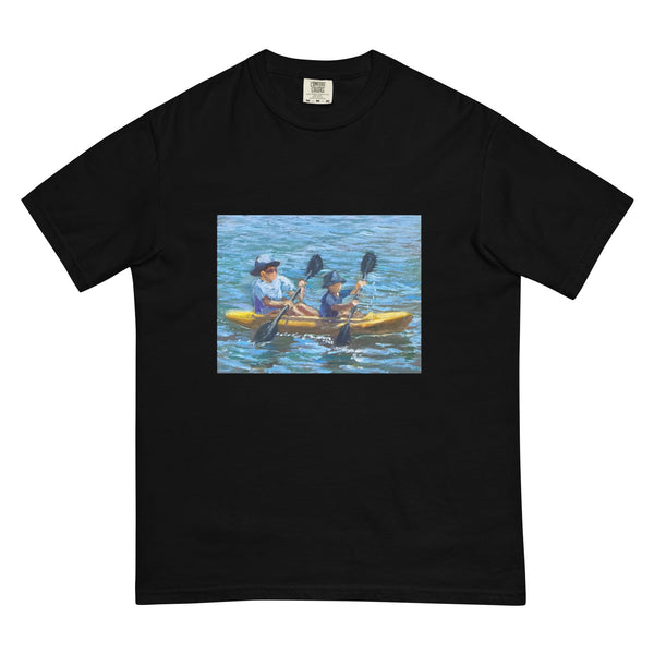 Kayaking at the cottage. t-shirt.  (Dip)