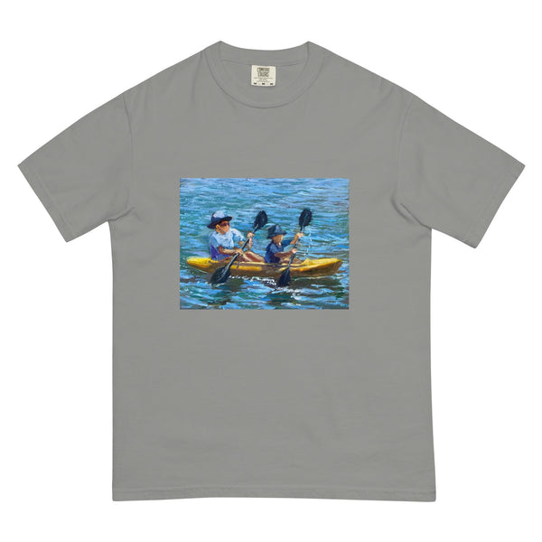 Kayaking at the cottage. t-shirt.  (Dip)