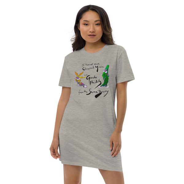 Same Bunny: Organic cotton t-shirt dress