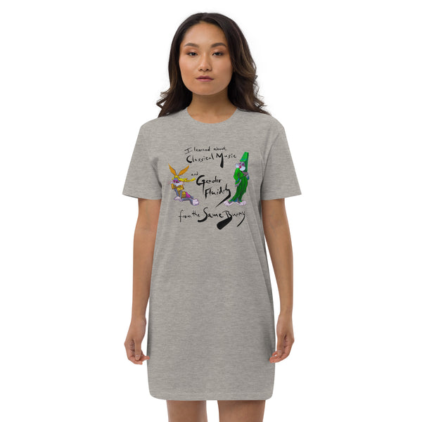 Same Bunny: Organic cotton t-shirt dress