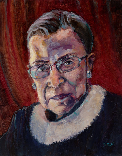 Dissent: Ruth Bader Ginsburg. (Poster print)