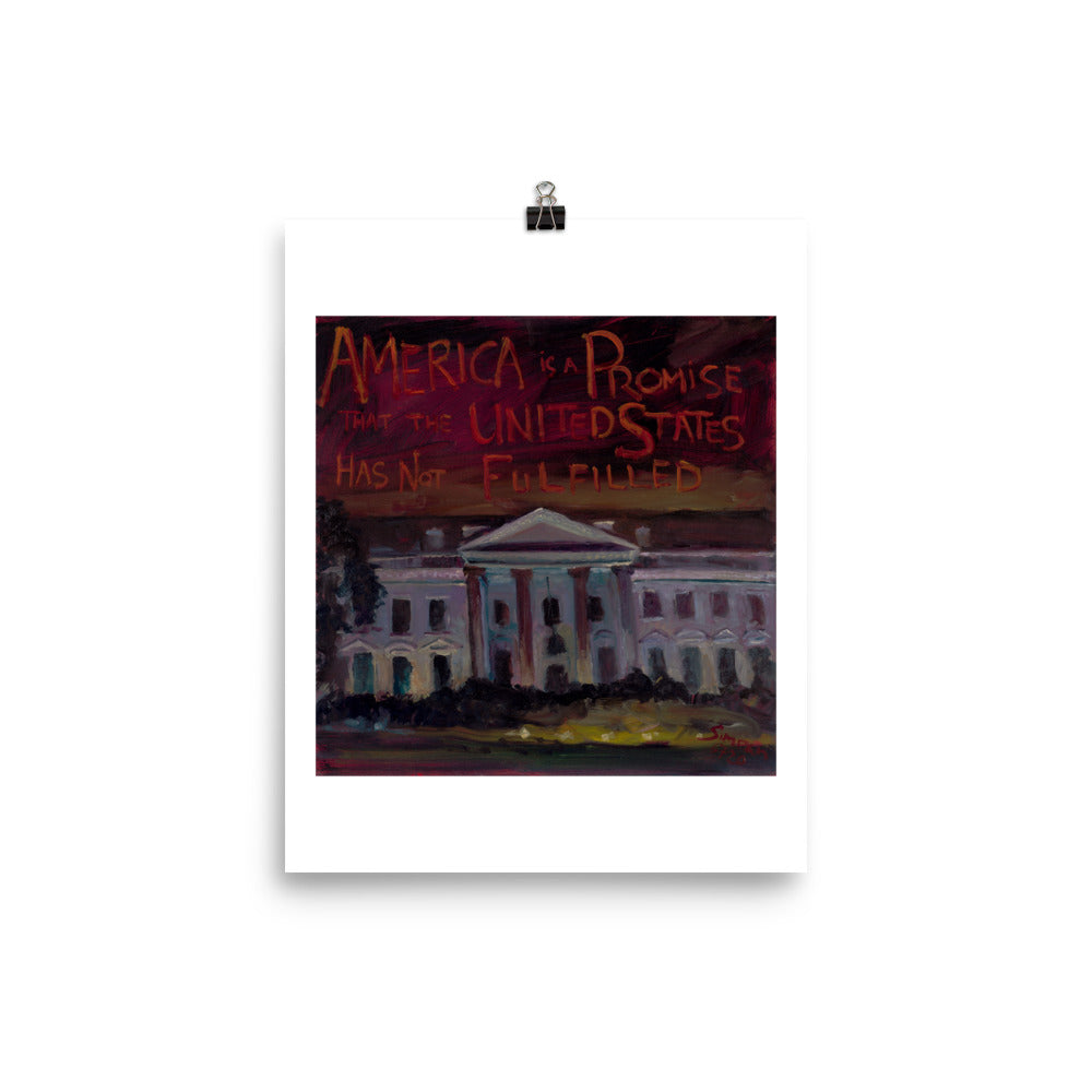 America is a Promise. Poster print