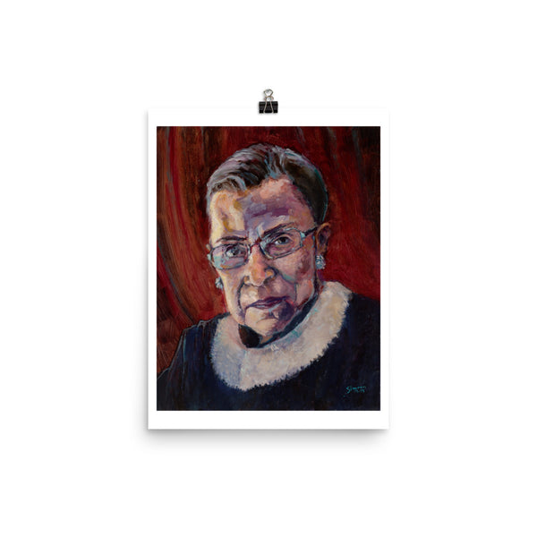 Dissent: Ruth Bader Ginsburg. (Poster print)