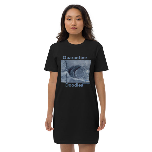 Quarantine Doodles #178: Big Fish!   (Organic cotton t-shirt dress)