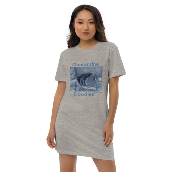 Quarantine Doodles #178: Big Fish!   (Organic cotton t-shirt dress)