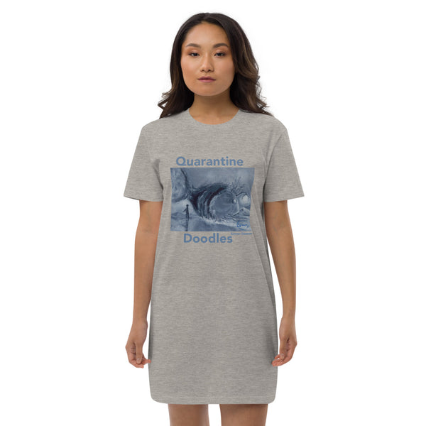 Quarantine Doodles #178: Big Fish!   (Organic cotton t-shirt dress)