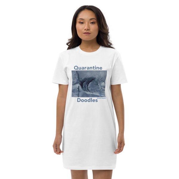 Quarantine Doodles #178: Big Fish!   (Organic cotton t-shirt dress)